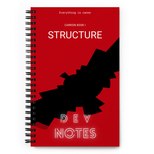Carrion Book I - Dev Notes Spiral Notebook